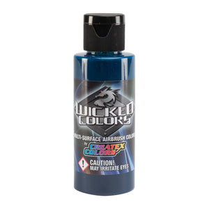 Createx Wicked Detail Colors W058 Blue Green Semi Opaque Acrylic Airbrush Paint 60ml