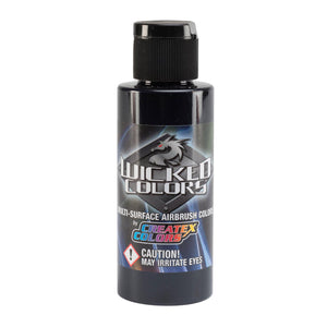 Createx Wicked Detail Colors W075 Black Magenta Semi Opaque Acrylic Airbrush Paint 60ml