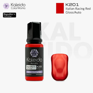 Kaleido ColorWorks K201 Italian Racing Red Gloss Auto Colors 20ml brand layout image