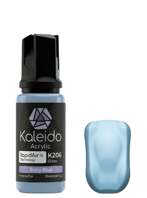 Kaleido ColorWorks Acrylic Airbrush Color K206 Baby Blue Gloss Auto Colors 20ml