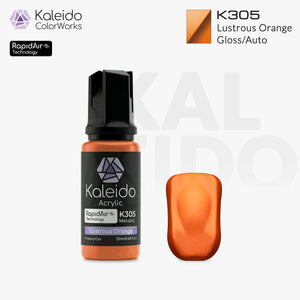 Kaleido ColorWorks K305 Lustrous Orange Metallic Auto Colors 20ml brand layout image
