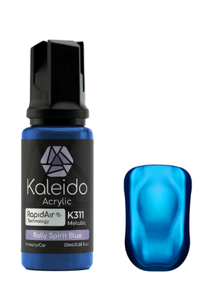 Kaleido ColorWorks Acrylic Airbrush Color K311 Rally Spirit Blue Metallic Auto Colors 20ml