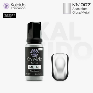 Kaleido ColorWorks KM007 Aluminium Gloss Metal Colors 20ml brand layout image