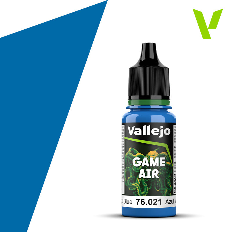 vallejo game air airbrush color magic blue