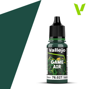 vallejo game air 76027 acrylic airbrush color scurvy green 17 ml
