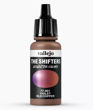 vallejo airbrush farbeflasche violet old copper 77001 17ml