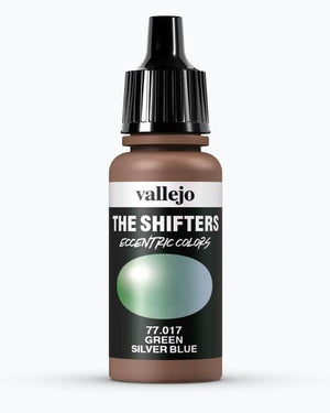 vallejo airbrush farbeflasche green silver blue 17ml.