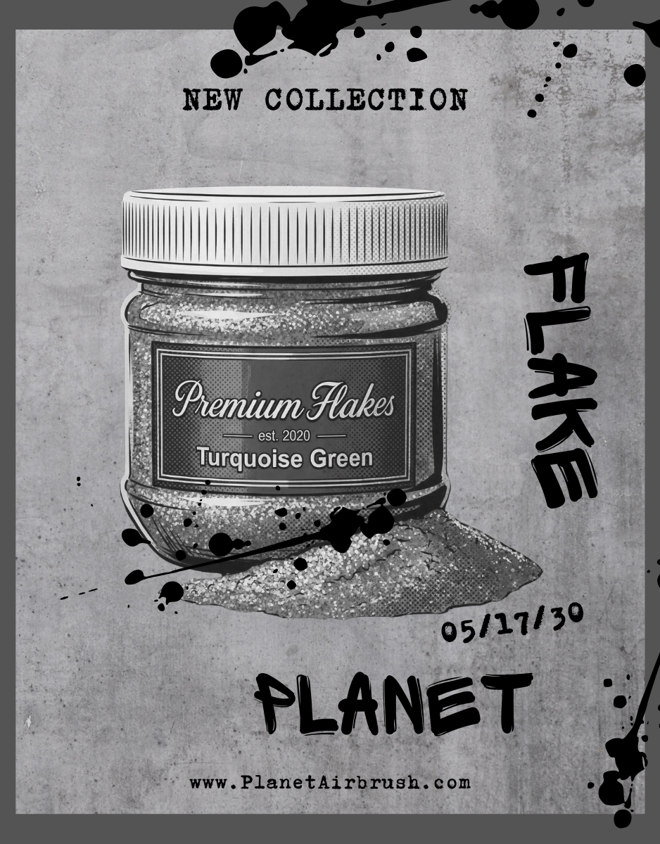 South Ink Flakes – Effekt–Flakes füür Metalflake-Lackierung