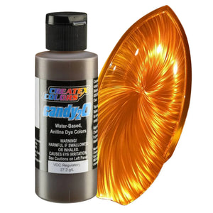 Createx Candy2O Tequila Yellow – transparente Candy‑Airbrushfarbe Serie 4652, 60 ml (SKU 114652)