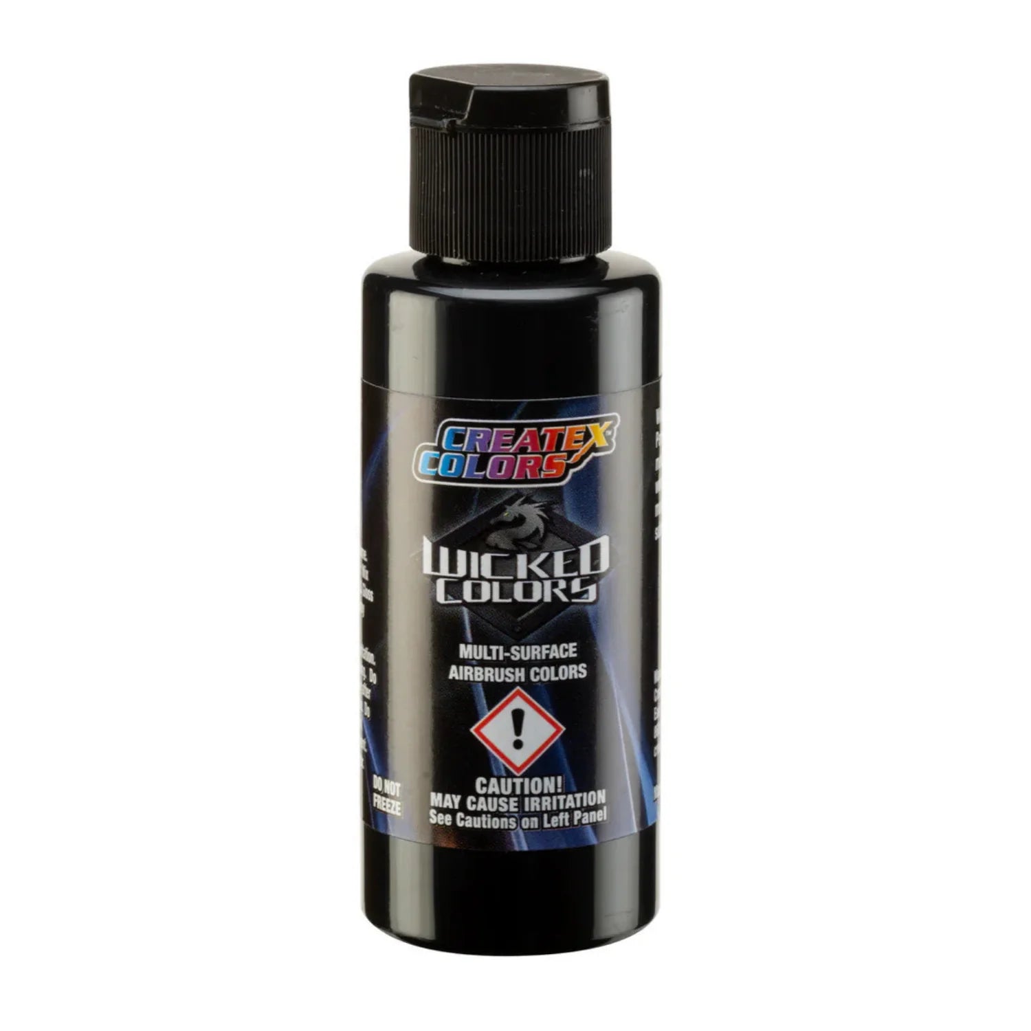 Wicked W018 High Gloss Black 60ml - High-Gloss Airbrush Paint for Custom Painting & Model Making