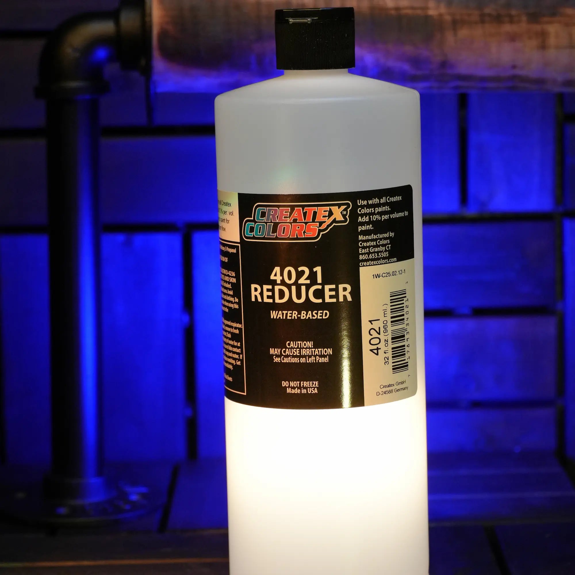 createx reducer 4021  airbrush farben verdünnung goße 480 ml Flasche 