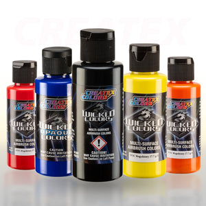 Createx Wicked Detail Colors Main Product Picture Semi Opaque Acrylic Airbrush Paint 60ml