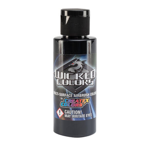 Createx Wicked Detail Colors W051 Black Semi Opaque Acrylic Airbrush Paint 60ml