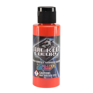 Createx Wicked Detail Colors W054 Orange Semi Opaque Acrylic Airbrush Paint 60ml