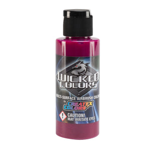 Createx Wicked Detail Colors W064 Magenta Semi Opaque Acrylic Airbrush Paint 60ml