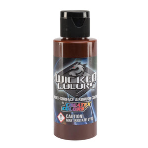 Createx Wicked Detail Colors W069 Burnt Umber Semi Opaque Acrylic Airbrush Paint 60ml