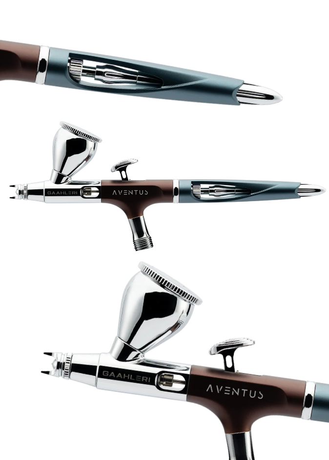 Gaahleri Aventus 45770 Crimson Crown Airbrush mit seitlicher Ansicht  werbe foto