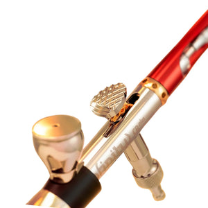 harder & steenbeck infinity crplus titanium close up bild bedienhebel