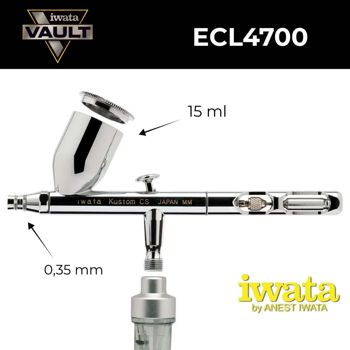 Iwata Kustom Eclipse CS Vault Edition