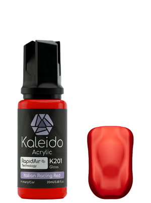 Kaleido ColorWorks Acrylic Airbrush Color K201 Italian Racing Red Gloss Auto Colors 20ml