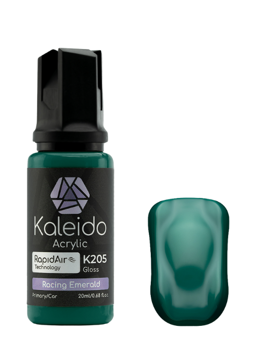 Kaleido ColorWorks Acrylic Airbrush Color K205 Racing Emerald Gloss Auto Colors 20ml