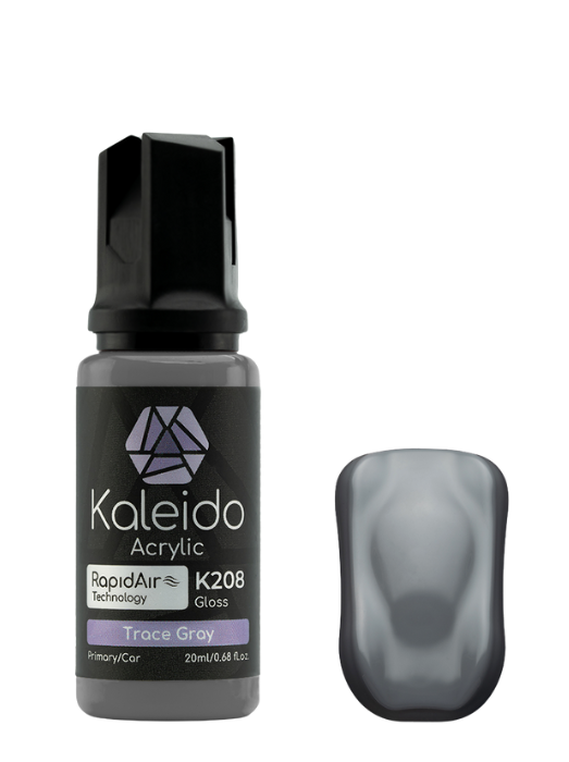 Kaleido ColorWorks Acrylic Airbrush Color K208 Trace Gray Gloss Auto Colors 20ml