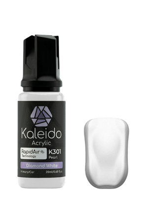 Kaleido ColorWorks Acrylic Airbrush Color K301 Diamond White Pearl Auto Colors 20ml