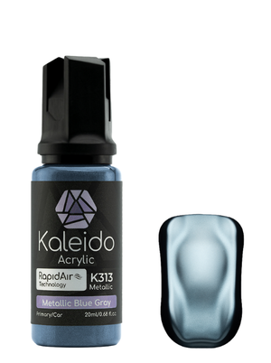 Kaleido ColorWorks Acrylic Airbrush Color K313 Metallic Blue Gray Auto Colors 20ml