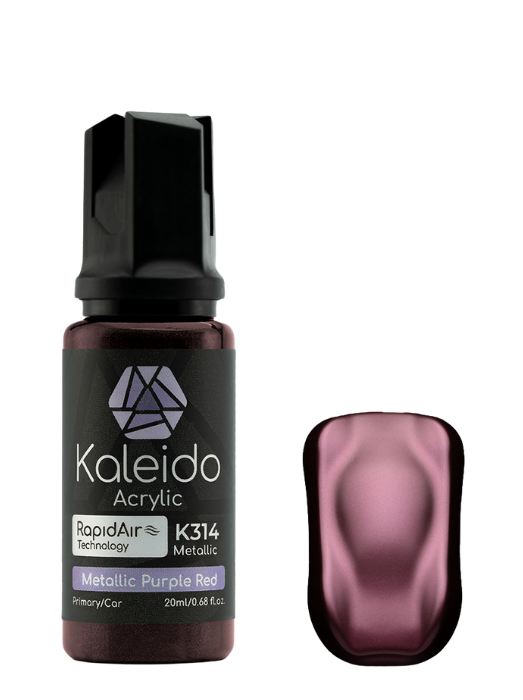 Kaleido ColorWorks Acrylic Airbrush Color K314 Metallic Purple Red Auto Colors 20ml