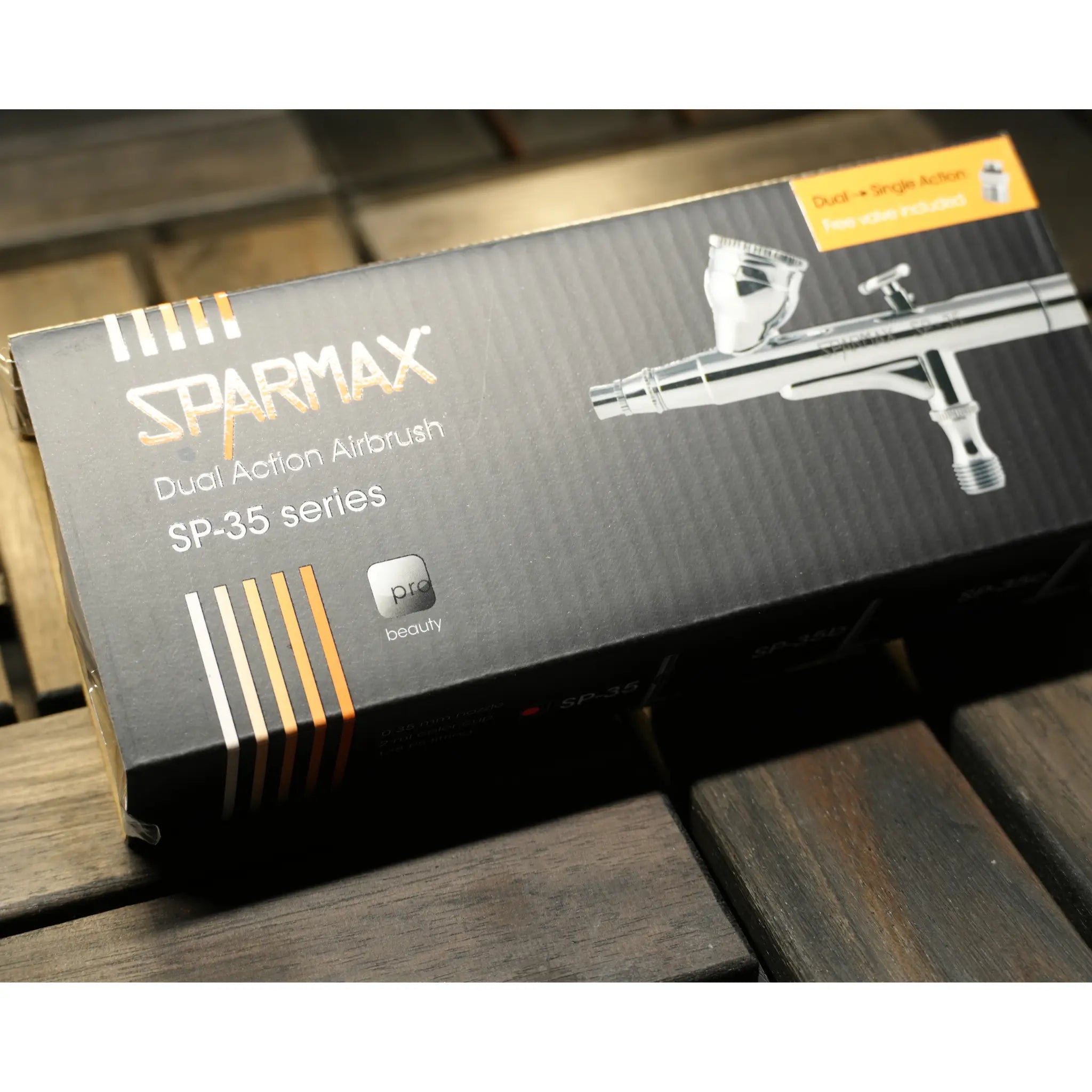 sparmax sp35 airbrush in produktverpackung