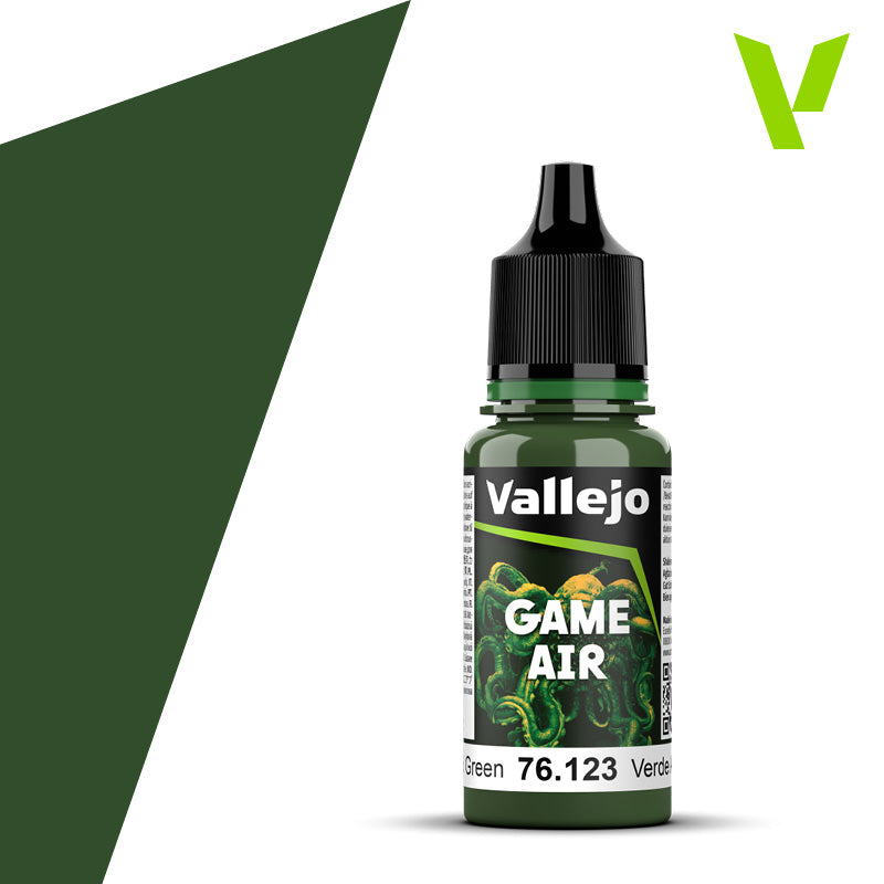 vallejo game air airbrush color angel green