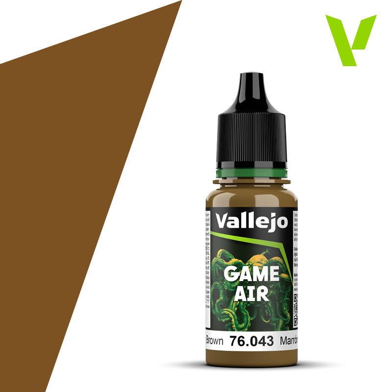 vallejo game air airbrush color beasty brown