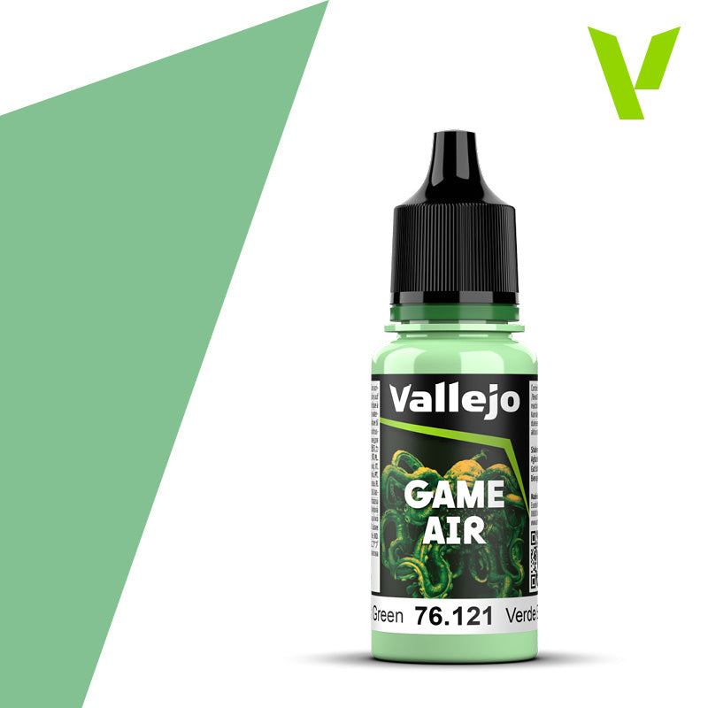 vallejo game air airbrush color ghost green