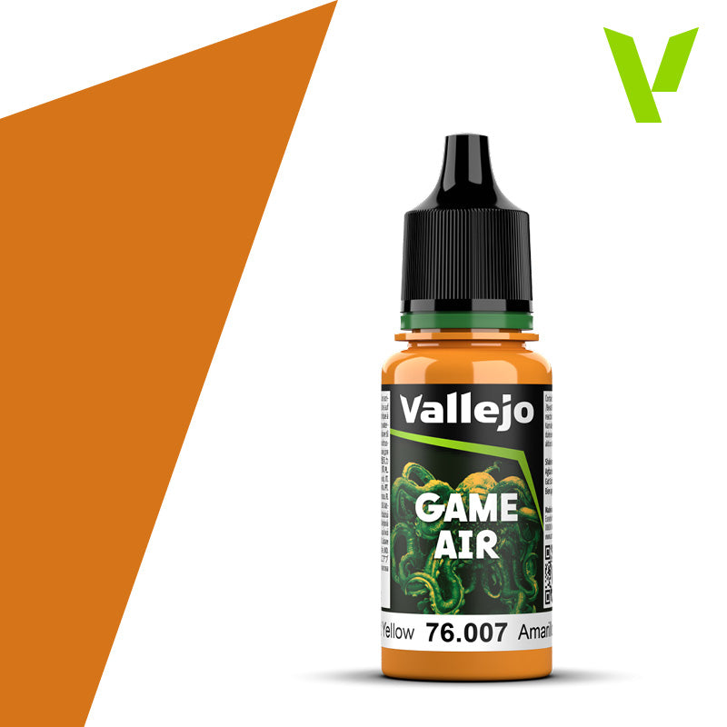 vallejo game air airbrush color gold yellow