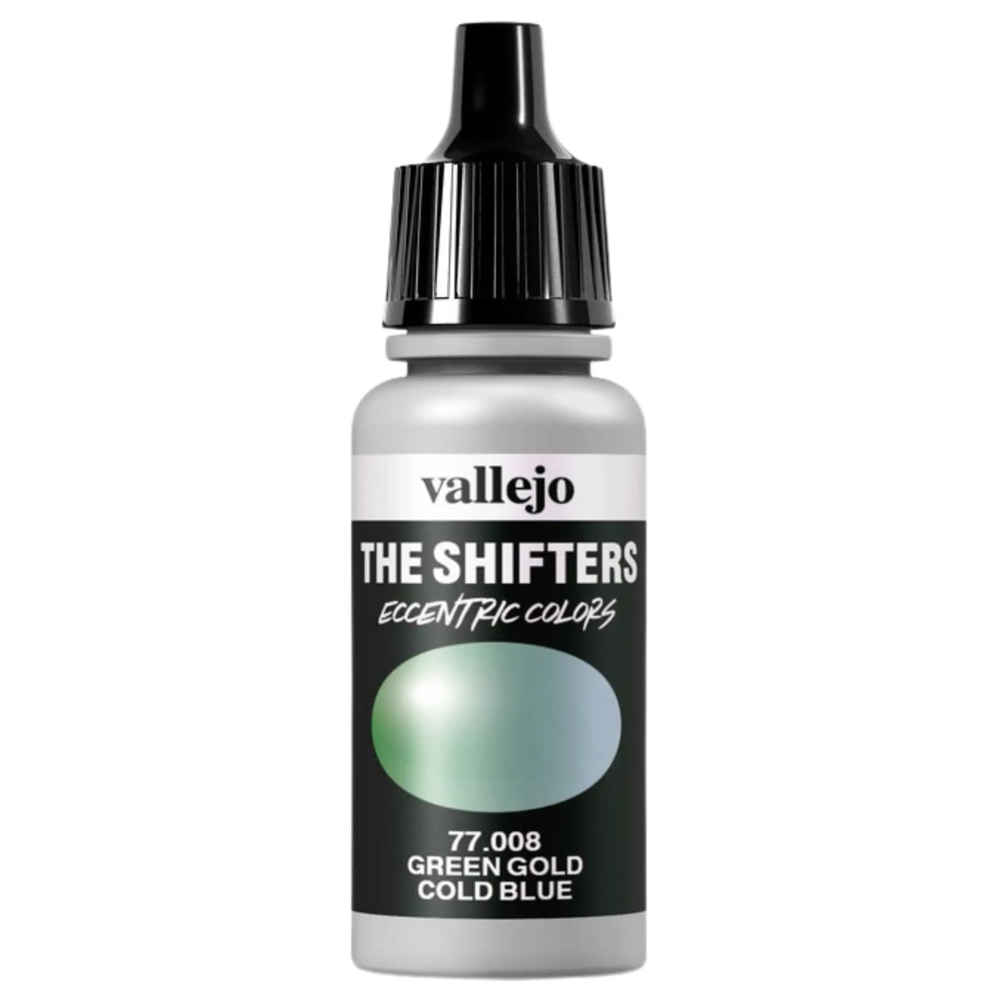 Vallejo The Shifters 77.008 Green Gold Cold Blue Airbrush Farbe 17 ml Flasche