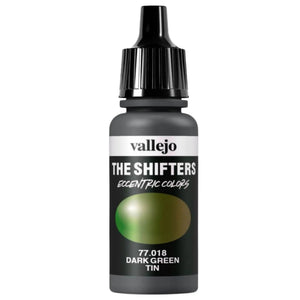 Vallejo The Shifters 77.018 Dark Green Airbrush Farbe 17 ml Flasche