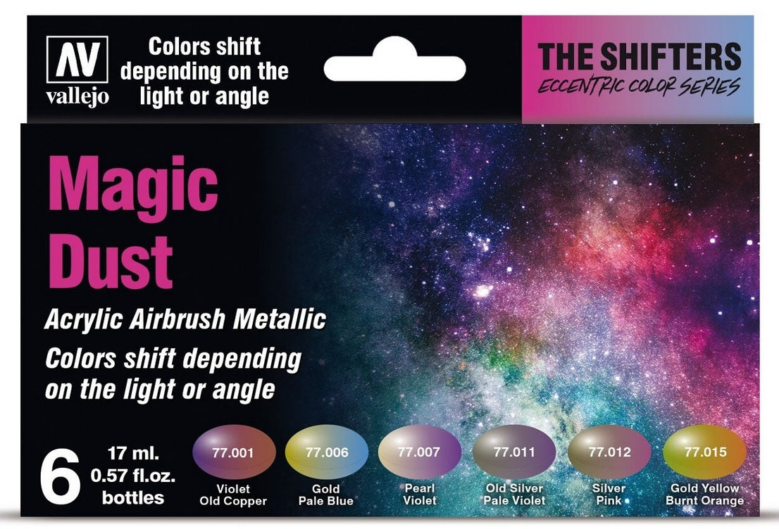 vallejo the shifters magic dust color set produktverpackung