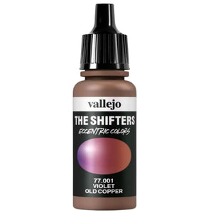 Vallejo The Shifters 77.001 Violet Old Copper Airbrush Farbe 17 ml Flasche